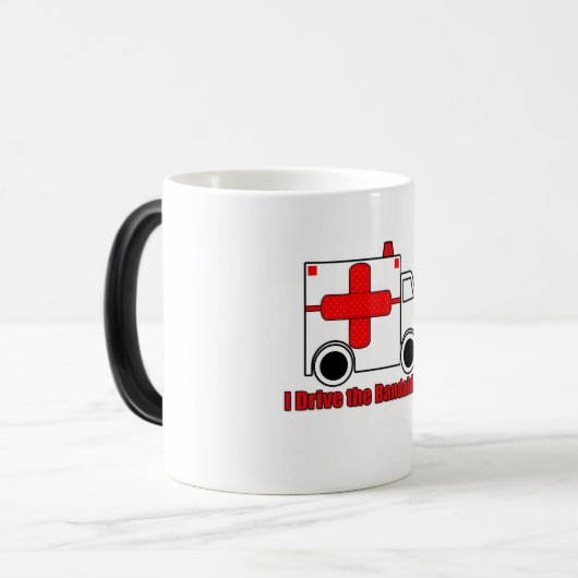 Tasse drôle d'EMT/Paramedic (Devant gauche)