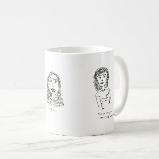 Tasse drôle d'énonciations (Devant droit)