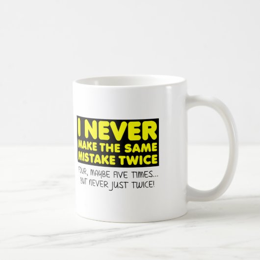Tasse Drôle d'Erreurs Multiples (Droite)