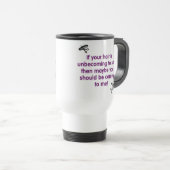 Tasse drôle d'esthéticien (Devant droit)
