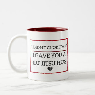 Tasse drôle d'étreinte de Jiu Jitsu