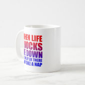 Tasse Drôle Détruis la sieste (Devant gauche)