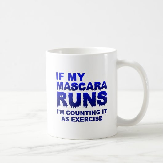 Tasse drôle d'exercice de Mascera Runs (Droite)