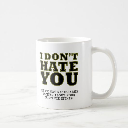 Tasse Drôle d'Existence Sans Enthousiasme (Droite)