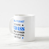 Tasse drôle d'hygiéniste dentaire - guérisseur de (Devant gauche)