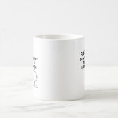 Tasse drôle d'ignorance d'interruption (Centre)