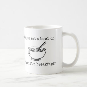 Tasse drôle d'imbécile bol
