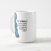 Tasse drôle d'interruption (Devant gauche)