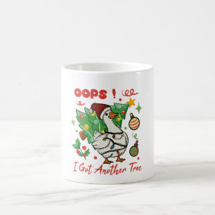 Tasse drôle d'oie de Noël – Oups