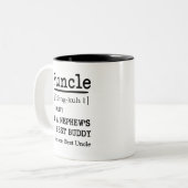 Tasse drôle du meilleur ami du neveu de définition (Devant gauche)