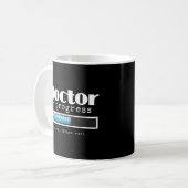 Tasse drôle en cours de cadeau de docteur étudiant (Devant gauche)