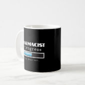 Tasse drôle en cours de cadeau d'étudiant de (Devant gauche)