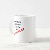 Tasse Drôle Endommagée Par La Responsabilité (Devant gauche)