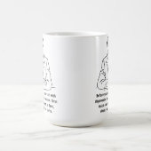 Tasse Drôle Entouré de Crétins (Centre)