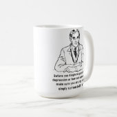 Tasse Drôle Entouré de Crétins (Devant droit)