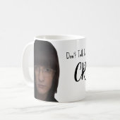Tasse drôle et identifiable de croûte matinale d'A (Devant gauche)