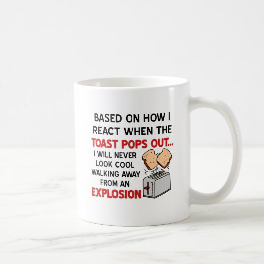 Tasse Drôle Explosion de Toast (Droite)