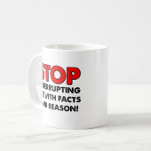 Tasse drôle Faits et Raison (Devant gauche)