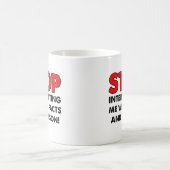 Tasse drôle Faits et Raison (Centre)