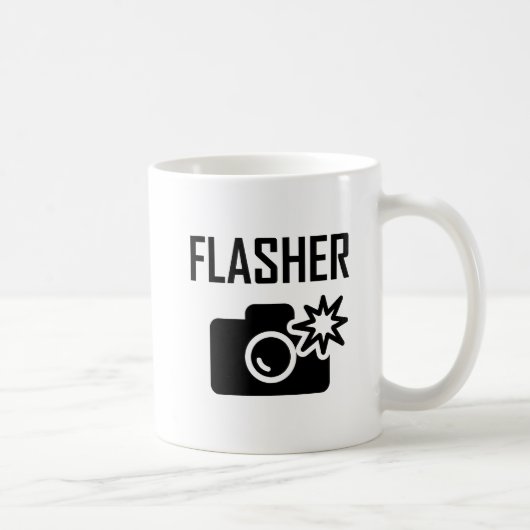 Tasse Drôle Flasher (Droite)