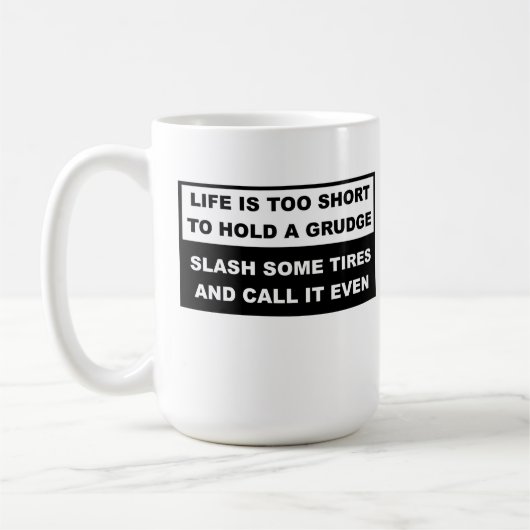 Tasse Drôle "Garder Rancune" (Gauche)
