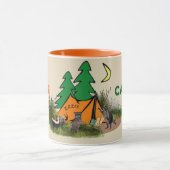 Tasse drôle Gone Camping (Centre)