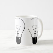 Tasse Drôle Graphique Ampoule Lampe (Devant droit)