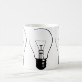 Tasse Drôle Graphique Ampoule Lampe (Centre)