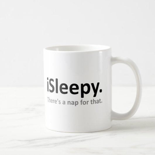 tasse drôle iSleepy (Droite)