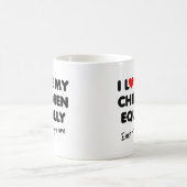 Tasse Drôle J'aime Mes Enfants (Centre)