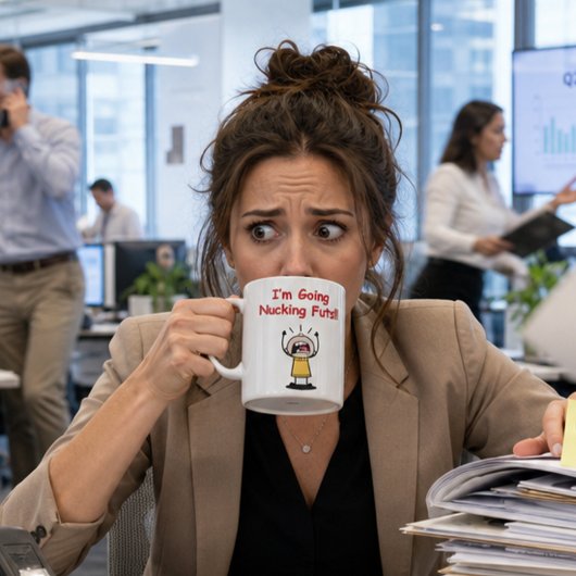 Tasse drôle Je deviens complètement fou