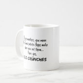 Tasse drôle, je fais des crunchs (Devant gauche)