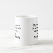 Tasse drôle, je fais des crunchs (Centre)