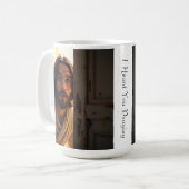 Tasse drôle Jésus a entendu (Devant gauche)