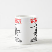 Tasse drôle L'amour est fort (Centre)