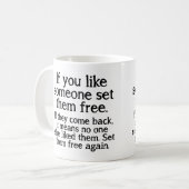 Tasse drôle Libérez-les (Devant gauche)