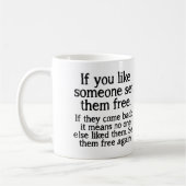 Tasse drôle Libérez-les (Gauche)