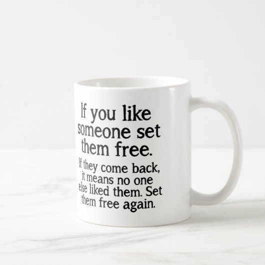 Tasse drôle Libérez-les (Droite)