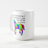Tasse Drôle Licorne Délirante (Devant gauche)
