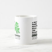 Tasse drôle "Marcher dans les bois" (Centre)