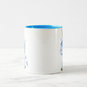 Tasse drôle mignonne de licorne de bande dessinée (Centre)