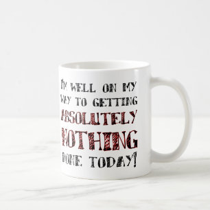 Tasse drôle "Ne rien faire" ou Mug de voyage