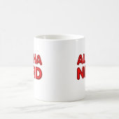 Tasse Drôle Nerd Alpha (Centre)