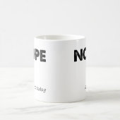 Tasse drôle "Non" (Centre)