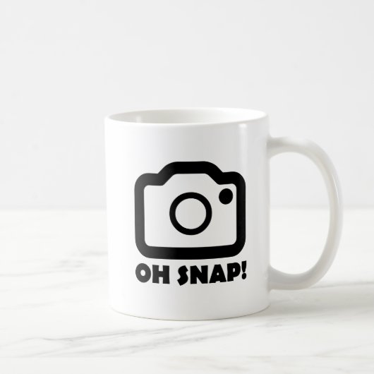 Tasse drôle Oh Snap (Droite)