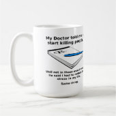 Tasse drôle "Ordonnance pour tuer" (Gauche)