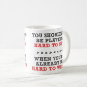 Tasse drôle ou tasse de voyage difficile à obtenir (Devant droit)