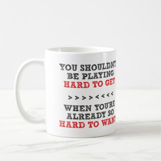 Tasse drôle ou tasse de voyage difficile à obtenir (Gauche)