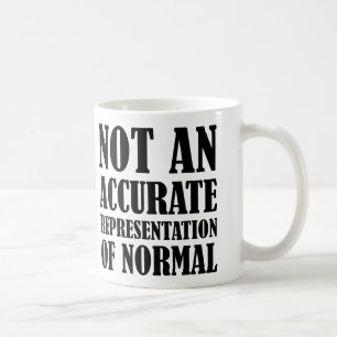 Tasse drôle ou tasse de voyage Pas normale