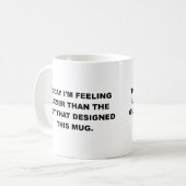 Tasse drôle paresseuse (Devant gauche)